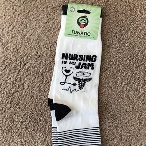 Novelty nurse socks